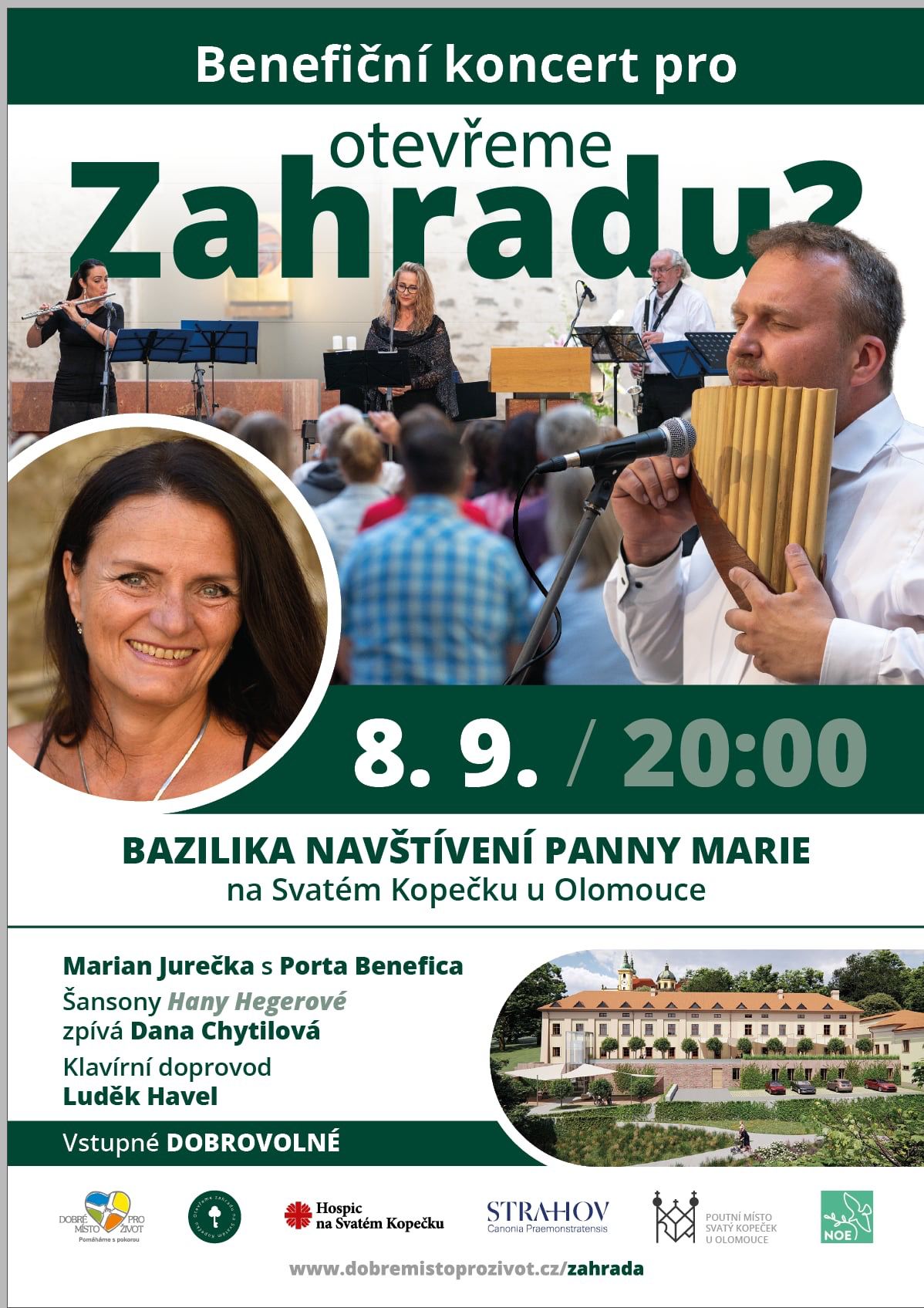 Benefiční koncert pro Otevřeme zahradu